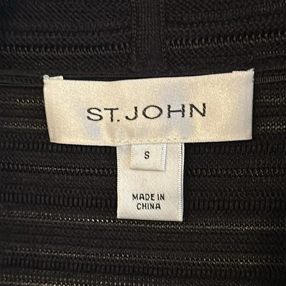 Amazing St. John Open Front Long Cardigan Size S